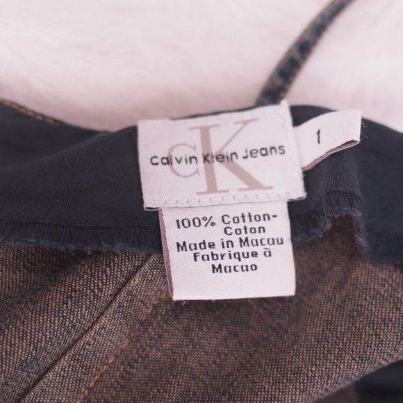 Calvin Klein Jean Mini Dress Size 1P - Picture 9 of 10